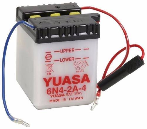 Bateria Para Motos Yuasa 6n4-2a-4 6v 4ah