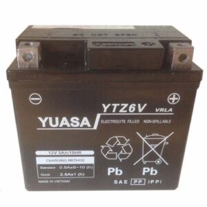 Bateria Moto Yuasa Ytz6v = Ytx5l-bs Honda Cg 150 Activada