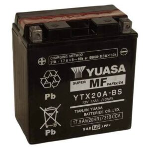 Bateria Motos Yuasa Ytx20a-bs 12v 17ah Honda Varadero 1000