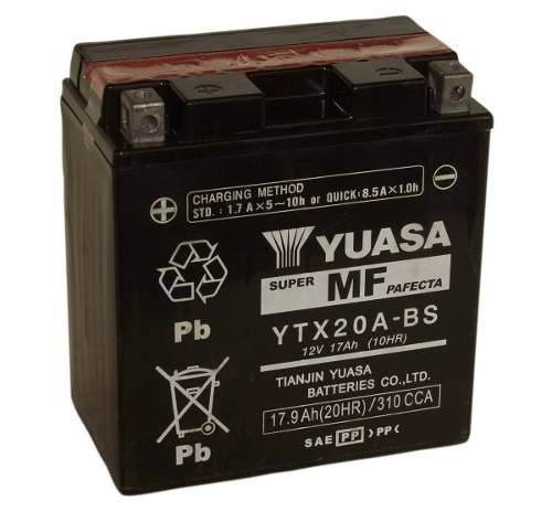 Bateria Motos Yuasa Ytx20a-bs 12v 17ah Honda Varadero 1000