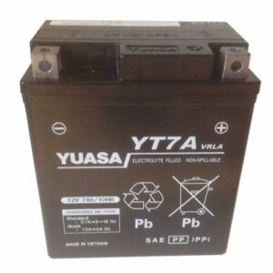 Batería Motos Yuasa Yt7a = Ytx7l-bs 12v 6ah Activada Directo