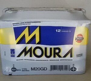 Bateria Moura Autos M20gd 12x65 Blindada Fiat, Vw, Ford.