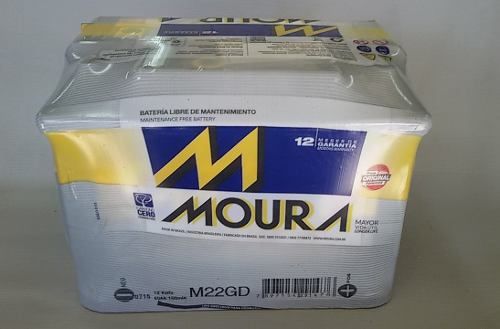 Bateria Moura Autos M22gd 12x75 Corta Peugeot Wv