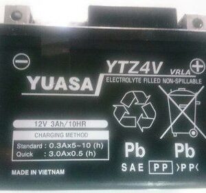 Bateria Yuasa Ytz4v = Ytx4l-bs