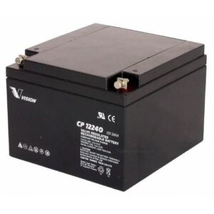 Batería Vision Cp12240 12v 24ah Para Sistema De Alarmas